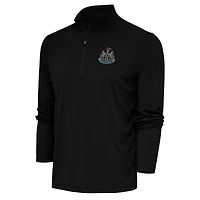 Men's Antigua  Black Newcastle United Statement Quarter-Zip Pullover