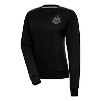 Women's Antigua  Black Newcastle United Takeover Pullover Sweatshirt