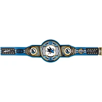 Macklin Celebrini San Jose Sharks Autographed WWE Legacy Title Belt with "NHL Debut 10-10-24" & "1G - 1A" Inscriptions