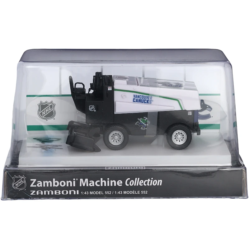 Quinn Hughes Vancouver Canucks Autographed 1:43 Scale Die-Cast Zamboni