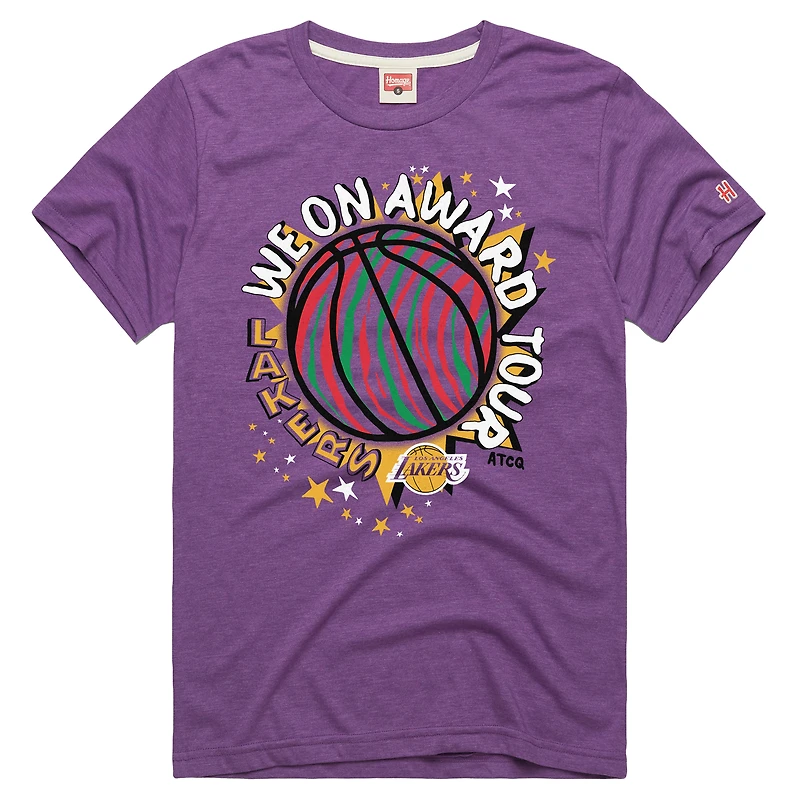 Men's Homage Purple Los Angeles Lakers A Tribe Called Quest x NBA We On Award Tour T-Shirt