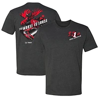 Men's Trackhouse Racing Team Collection  Heather Charcoal Ross Chastain Car T-Shirt