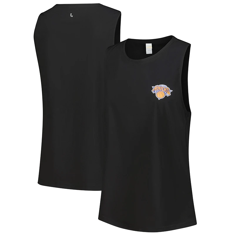 Women's Lolë Black New York Knicks Olivie Tank Top