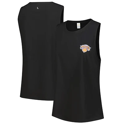 Women's Lolë Black New York Knicks Olivie Tank Top