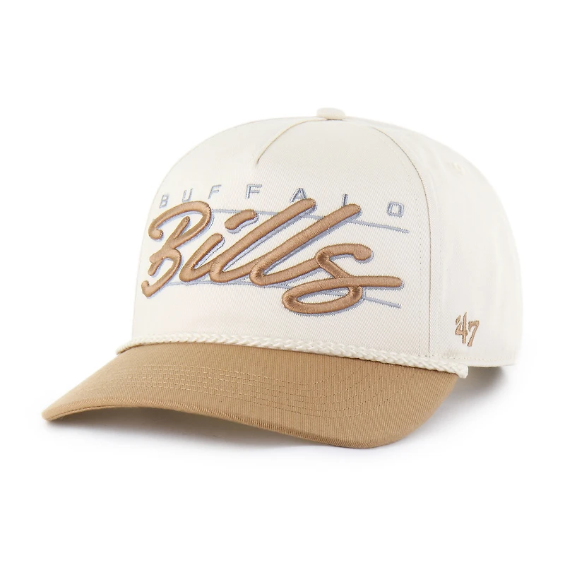 Men's '47 Natural Buffalo Bills Condor Two-Tone Hitch Adjustable Hat