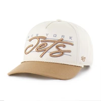 Men's '47  Natural New York Jets Condor Two-Tone Hitch Adjustable Hat