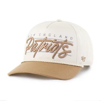 Men's '47  Natural New England Patriots Condor Two-Tone Hitch Adjustable Hat
