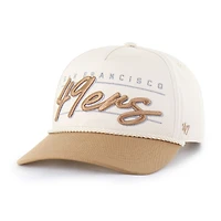 Men's '47  Natural San Francisco 49ers Condor Two-Tone Hitch Adjustable Hat