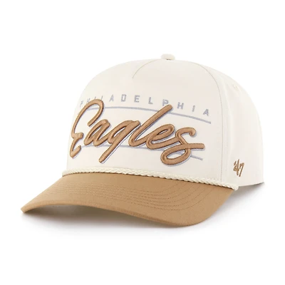 Men's '47  Natural Philadelphia Eagles Condor Two-Tone Hitch Adjustable Hat