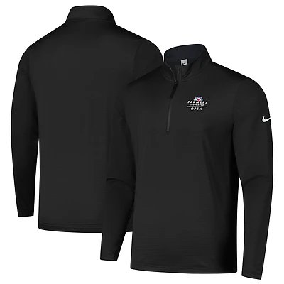 Men's Nike Black Farmers Insurance Open Victory Performance Half-Zip Pullover