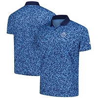 Men's Nike  Navy Farmers Insurance Open Victory All-Over Print Performance Polo