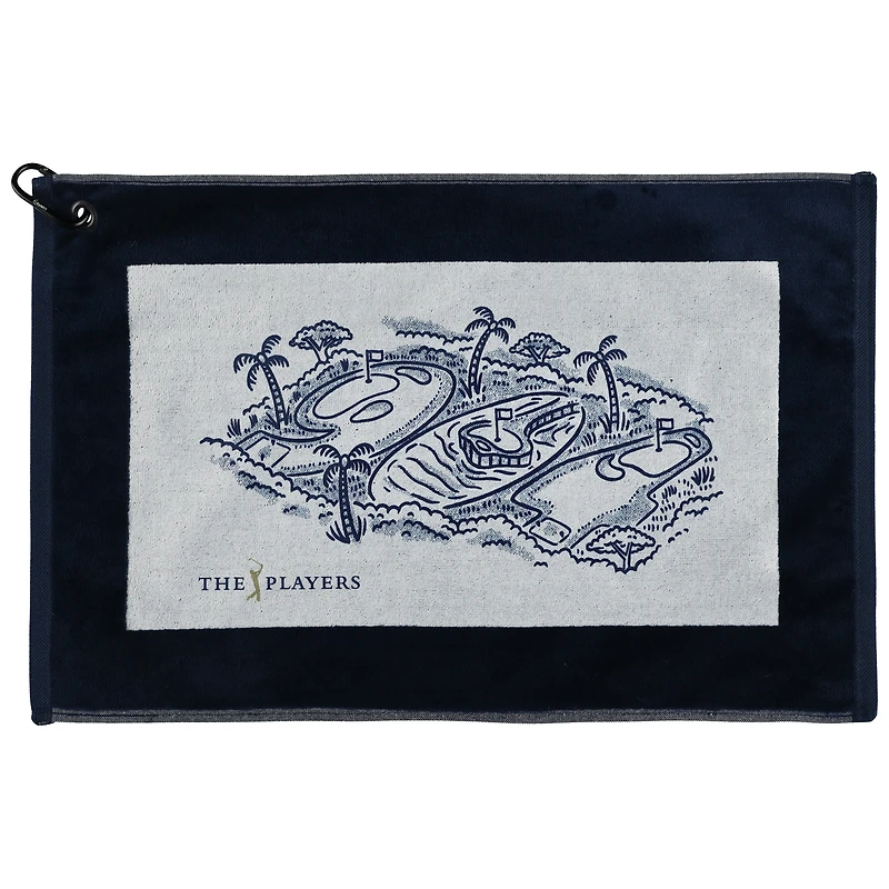 THE PLAYERS Course Map Classic Edge 16" x 25" Golf Towel
