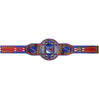 Matt Rempe New York Rangers Autographed WWE Legacy Title Belt with "Rempire State of Mind" Inscription - Limited Edition #5/5