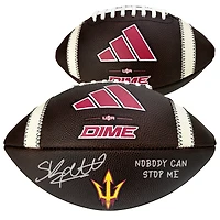 Cameron Skattebo Arizona State Sun Devils Autographed Official adidas Game Football with "Nobody Can Stop Me" Inscription