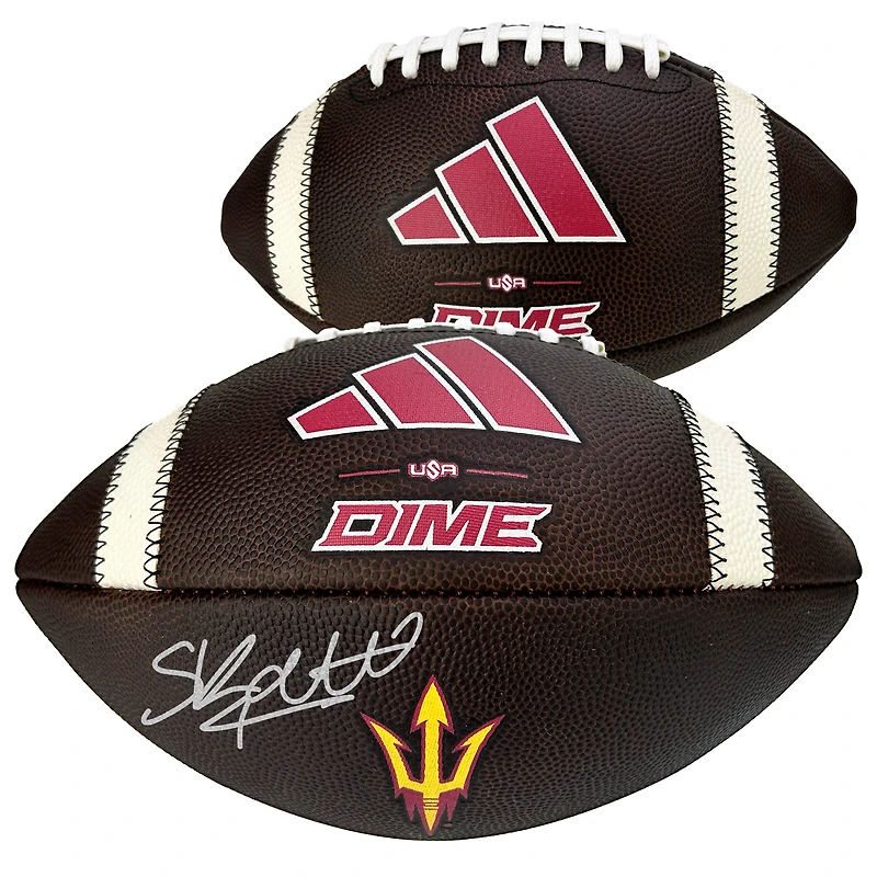 Cameron Skattebo Arizona State Sun Devils Autographed Official adidas Game Football
