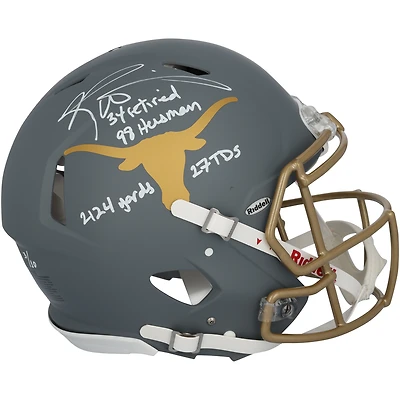 Ricky Williams Texas Longhorns Autographed Riddell Slate Speed Authentic Helmet with Multiple Inscriptions - Limited Edition of 10