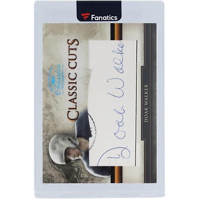 Doak Walker Detroit Lions Autographed 2008 Donruss Classics Cut Autograph #CUT-DW #13/25 Card