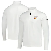 Men's Nike  White Arnold Palmer Invitational Performance Victory Half-Zip Pullover