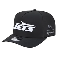 Men's New Era  Black New York Jets Gore-Tex A-Frame 9FIFTY Adjustable Hat