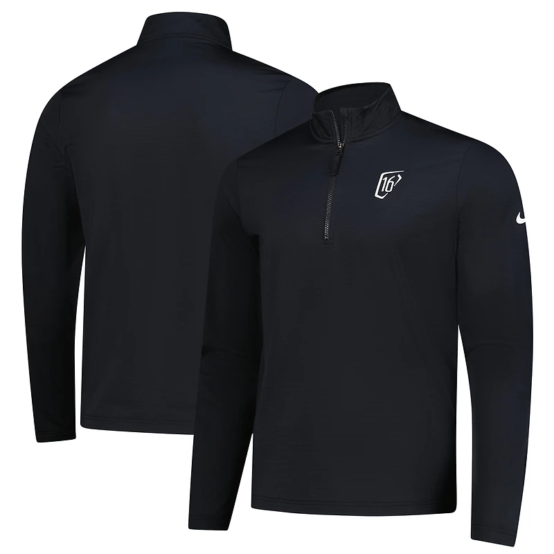 Men's Nike  Black WM Phoenix Open Victory Half-Zip Performance Pullover