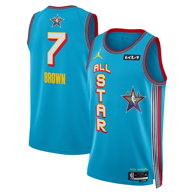 Unisex Nike Jaylen Brown Light Blue 2025 NBA All-Star Game Swingman Player Jersey