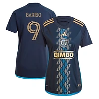 Women's adidas Tai Baribo Navy Philadelphia Union 2024 The XV Kit Replica Player Jersey