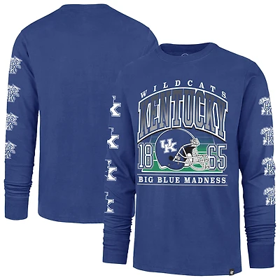 Men's '47  Royal Kentucky Wildcats Go Big Long Sleeve T-Shirt