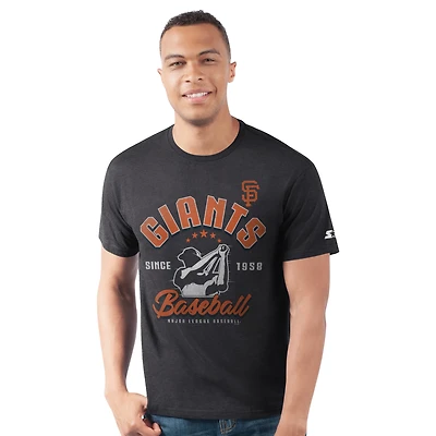 Men's Starter Black San Francisco Giants Prime Time Batter T-Shirt