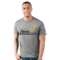Men's Starter  Heather Gray Pittsburgh Pirates Prime Time Team T-Shirt