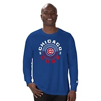 Men's Starter Royal Chicago Cubs Halftime Long Sleeve T-Shirt
