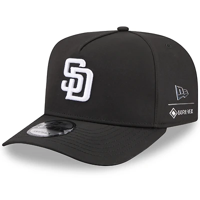 Men's New Era x GORE-TEX Black San Diego Padres A-Frame 9FIFTY Adjustable Hat