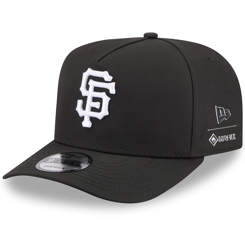 Men's New Era x GORE-TEX Black San Francisco Giants A-Frame 9FIFTY Adjustable Hat