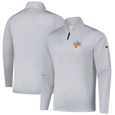 Men's Nike  Gray Arnold Palmer Invitational Victory Performance Half-Zip Pullover