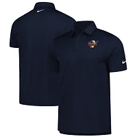 Men's Nike  Navy Arnold Palmer Invitational Tour Jacquard Performance Polo