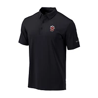 Men's Columbia Black Texas Tech Red Raiders Omni-Wick Drive Polo