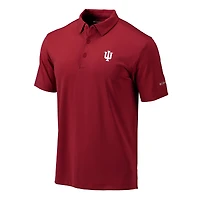 Men's Columbia Crimson Indiana Hoosiers Omni-Wick Drive Polo