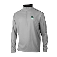 Men's Columbia Gray Baylor Bears Omni-Wick Bogey's Paradise Quarter-Zip Top