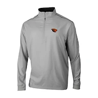 Men's Columbia Gray Oregon State Beavers Omni-Wick Bogey's Paradise Quarter-Zip Top