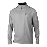 Men's Columbia Gray Vanderbilt Commodores Omni-Wick Bogey's Paradise Quarter-Zip Top