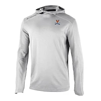 Men's Columbia Gray Virginia Cavaliers Shotgun Long Hoodie T-Shirt