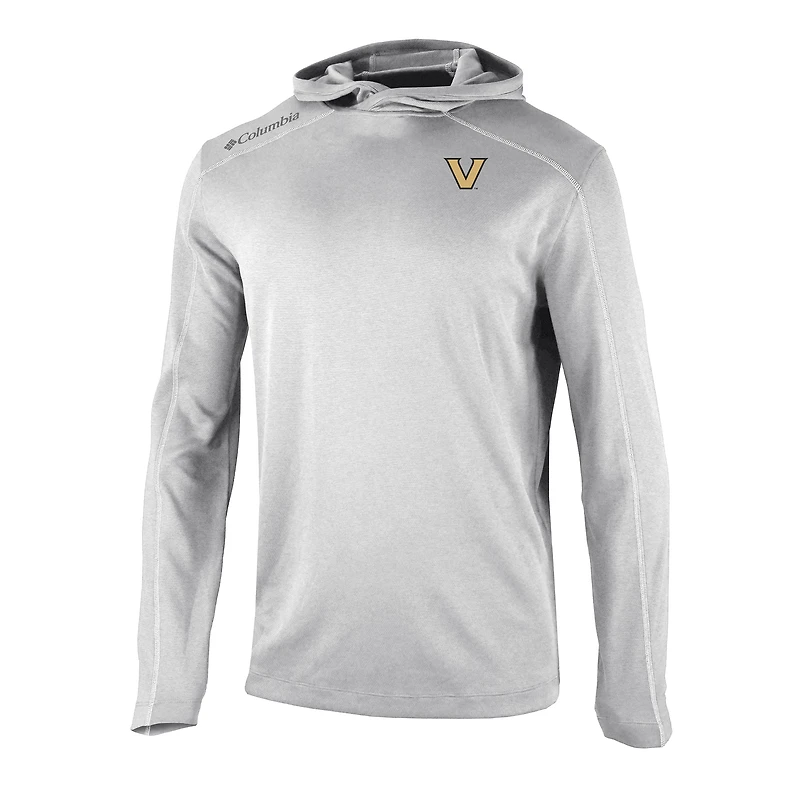 Men's Columbia Gray Vanderbilt Commodores Shotgun Long Hoodie T-Shirt