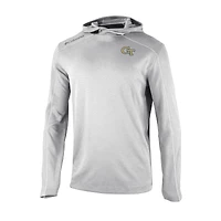 Men's Columbia Gray Georgia Tech Yellow Jackets Shotgun Pullover Hoodie