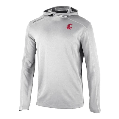 Men's Columbia Gray Washington State Cougars Shotgun Long Hoodie T-Shirt