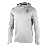 Men's Columbia Gray Washington State Cougars Shotgun Long Hoodie T-Shirt