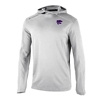 Men's Columbia Gray Kansas State Wildcats Shotgun Pullover Hoodie