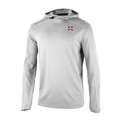 Men's Columbia Gray Mississippi State Bulldogs Shotgun Pullover Hoodie