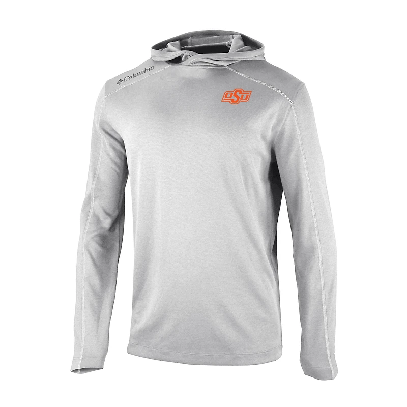 Men's Columbia Gray Oklahoma State Cowboys Shotgun Pullover Hoodie