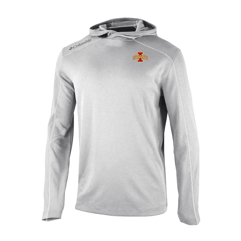 Men's Columbia Gray Iowa State Cyclones Shotgun Pullover Hoodie