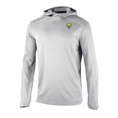 Men's Columbia Gray Pitt Panthers Shotgun Long Hoodie T-Shirt