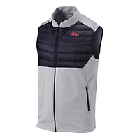 Men's Columbia Gray Ole Miss Rebels Omni-Wick In The Element Full-Zip Vest